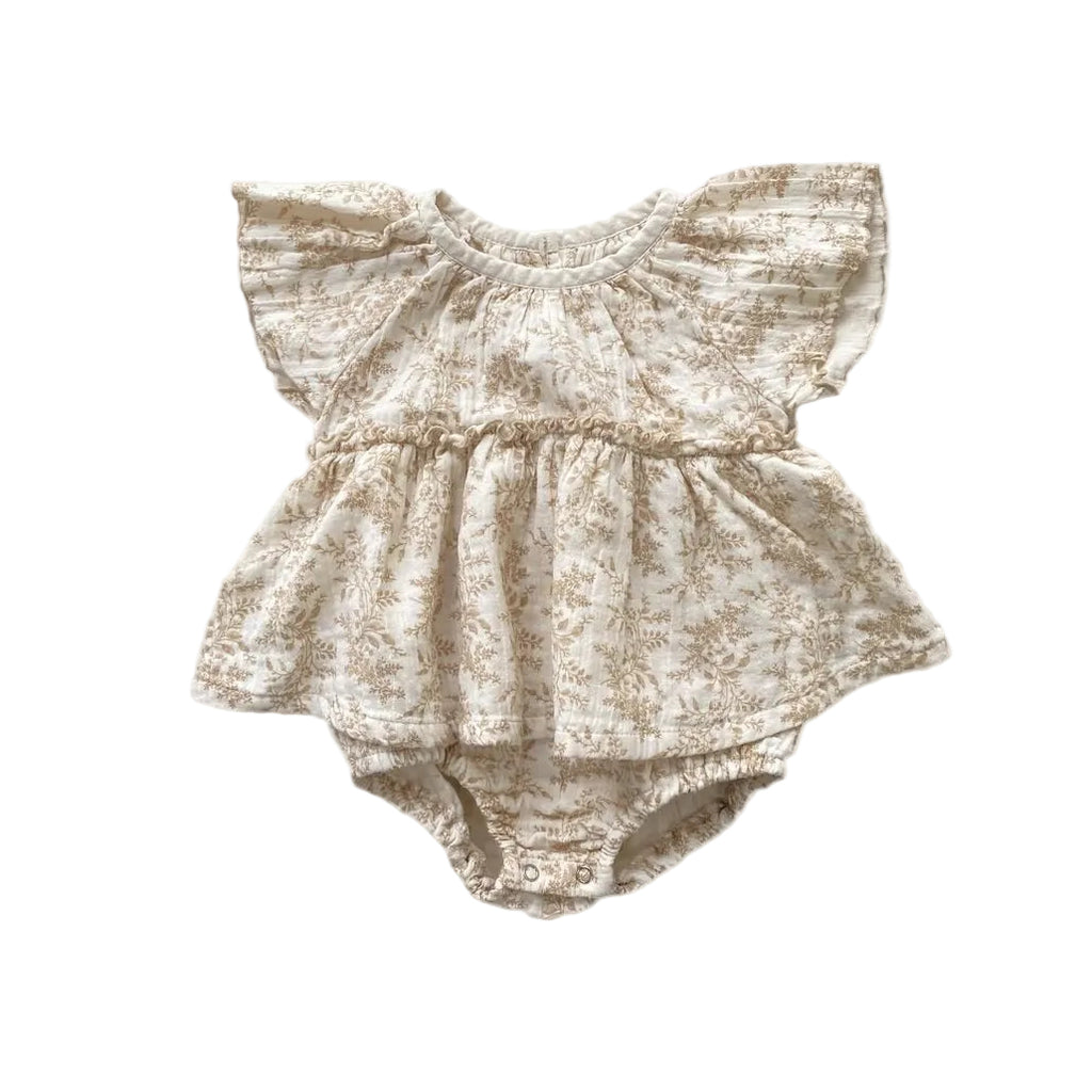 Crepe Printed Baby Rompers