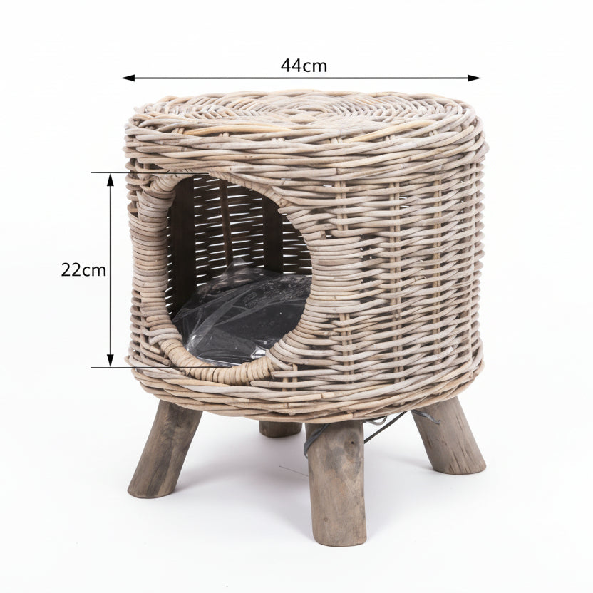 Rattan Cat Bed