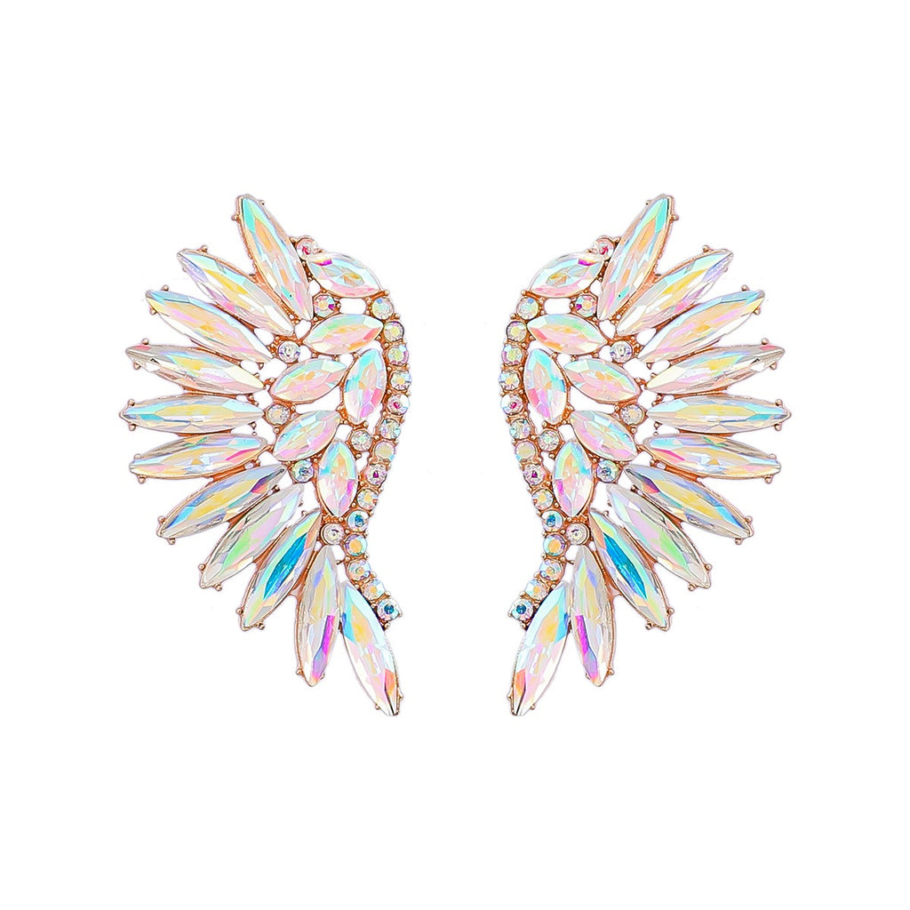 Wing Rhinestone Earrings