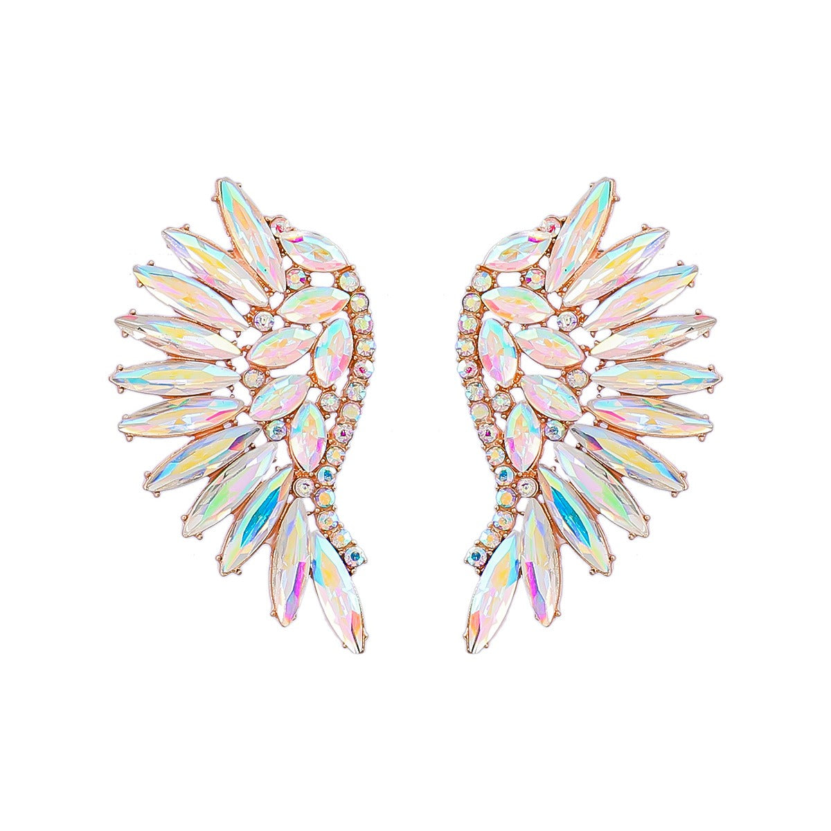 Wing Rhinestone Earrings