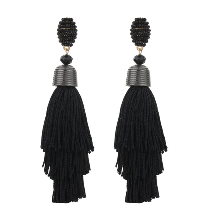 Long Tassel Earrings