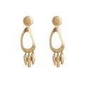 Gold Abstract Earrings