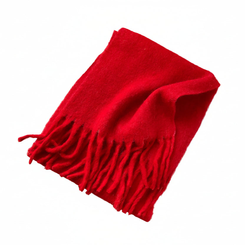 Merino Wool Brushed Warm Scarf