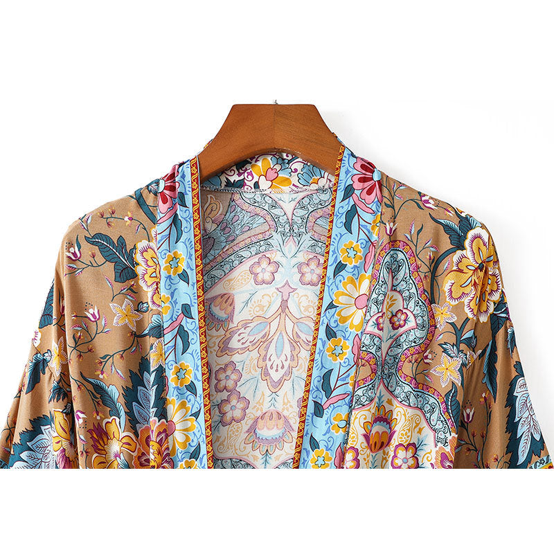 Cotton Print Kimono
