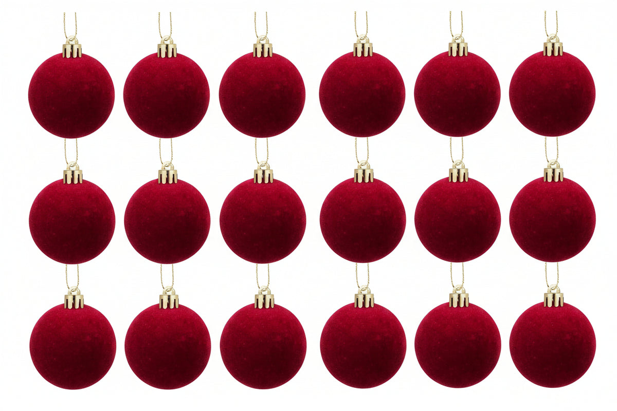 Plucked Silk Ball Christmas Tree Baubles