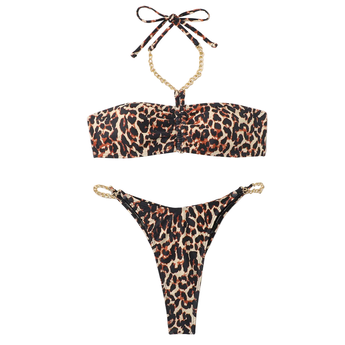 Leopard Chain Bikini