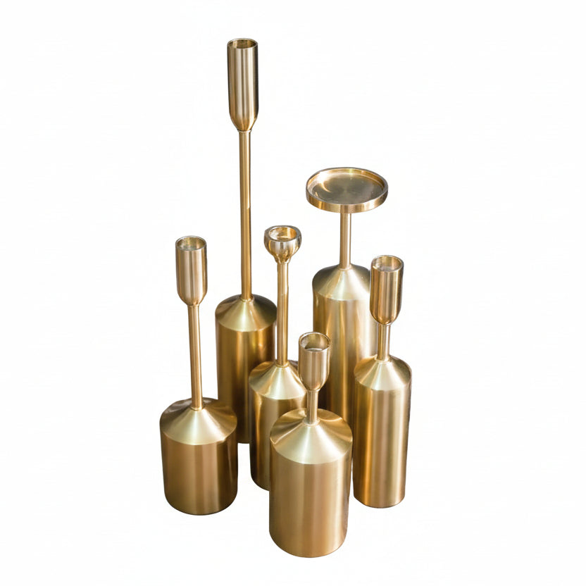 Metal Plating Candle Holder