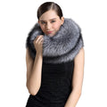 Bib Silver Fur Scarf For Men And Women