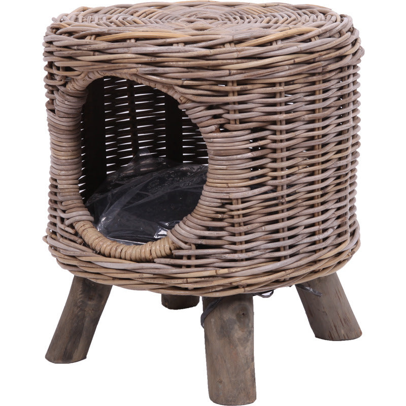 Rattan Cat Bed