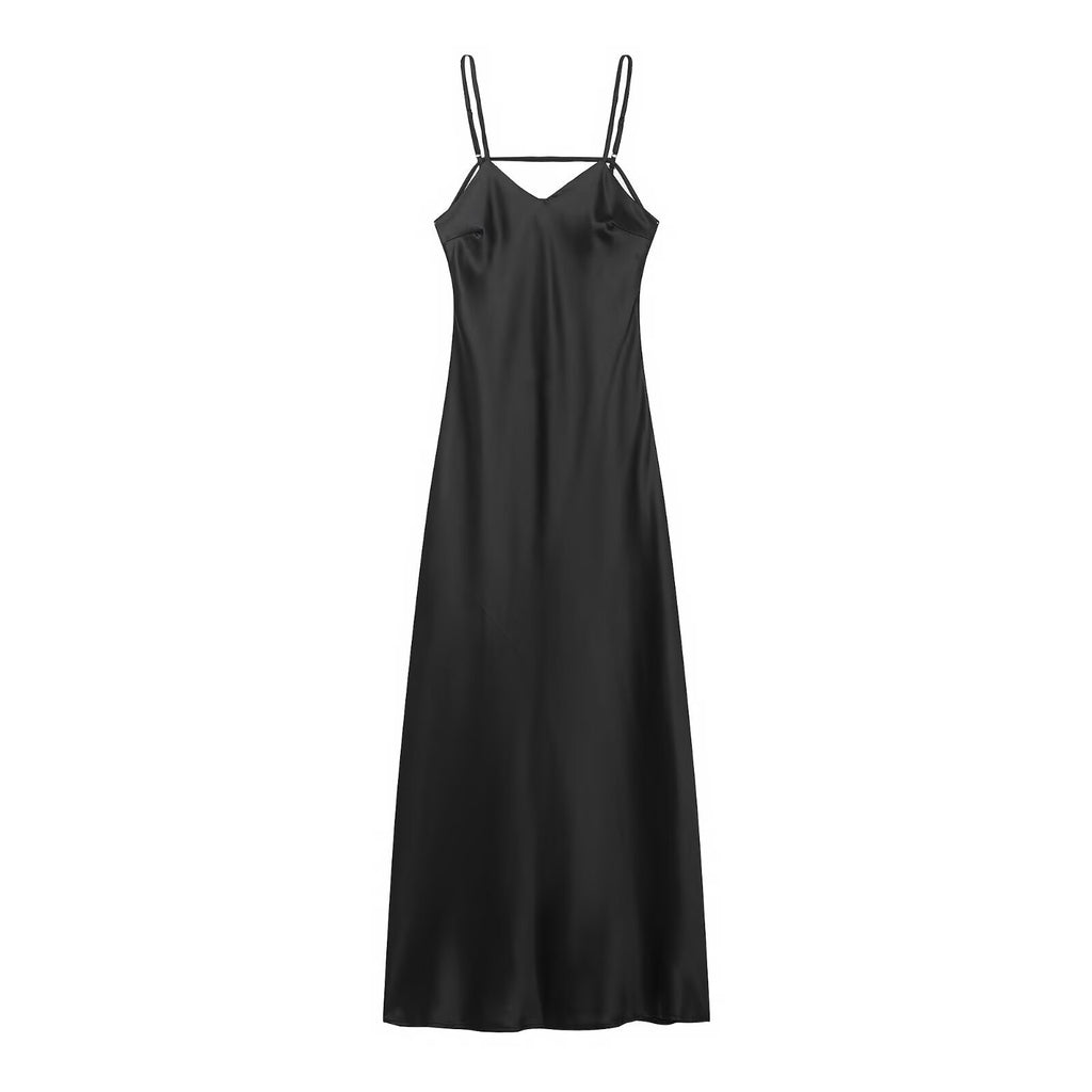 Satin Flute Dress