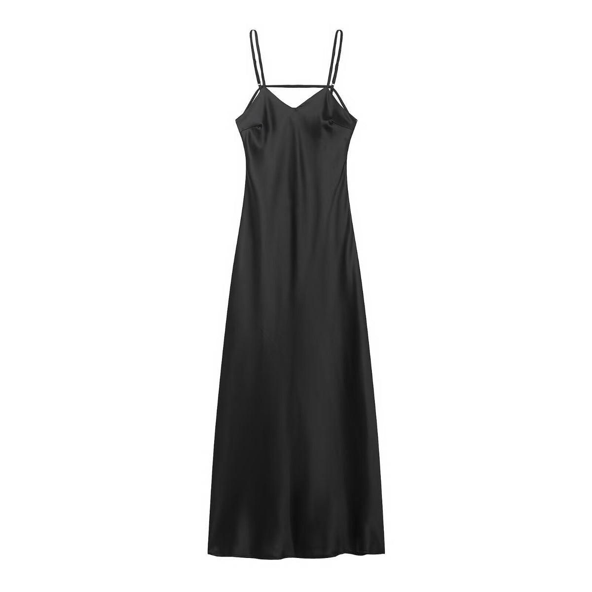 Satin Flute Dress