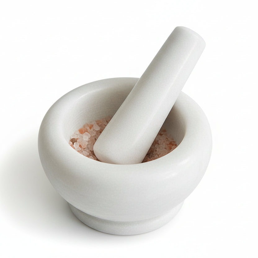 Marble Mortar and Pestle