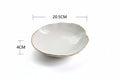 Irregular ceramic dinner plates