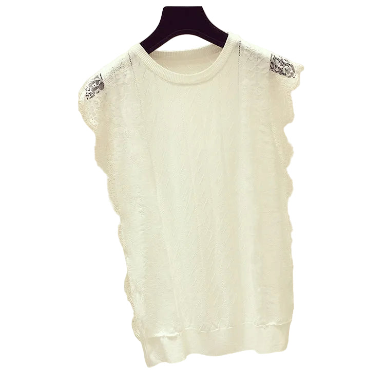 Lace Knitted Vest