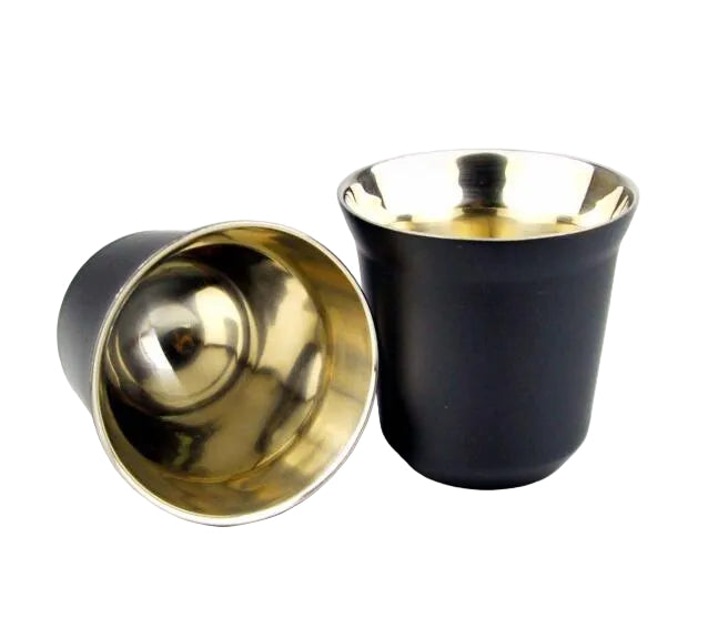 Coffee Cup Double Wall Stainless Steel Espresso Mugs