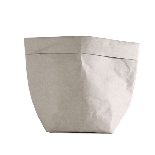 Washed Kraft Paper Flower Pot