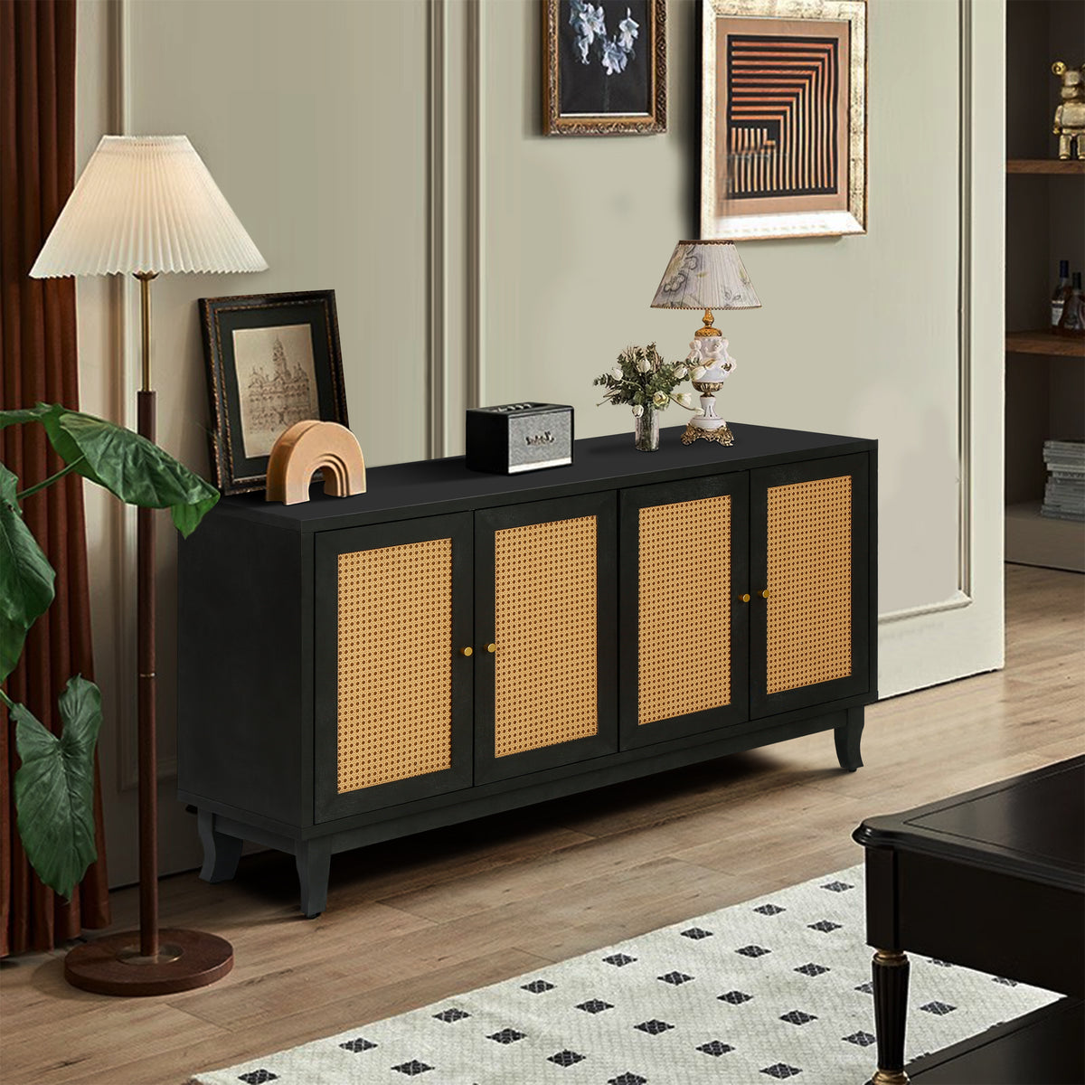 Rattan Sideboard