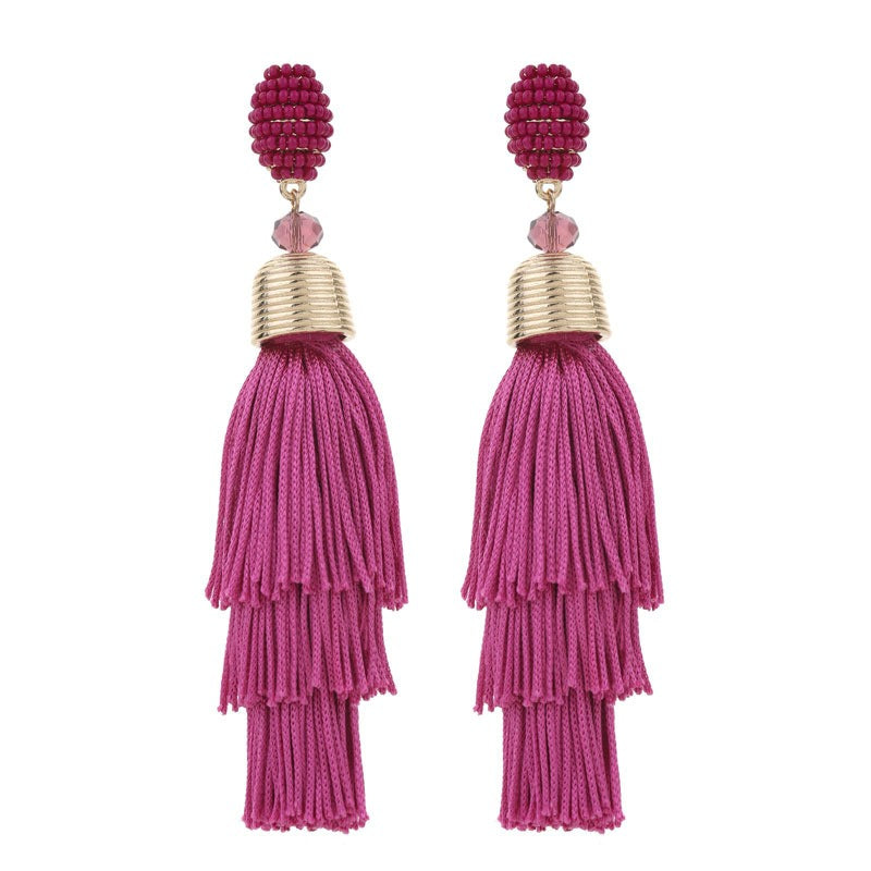 Long Tassel Earrings