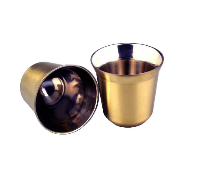 Coffee Cup Double Wall Stainless Steel Espresso Mugs