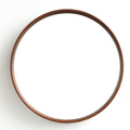 Solid Dark Wood Mirror
