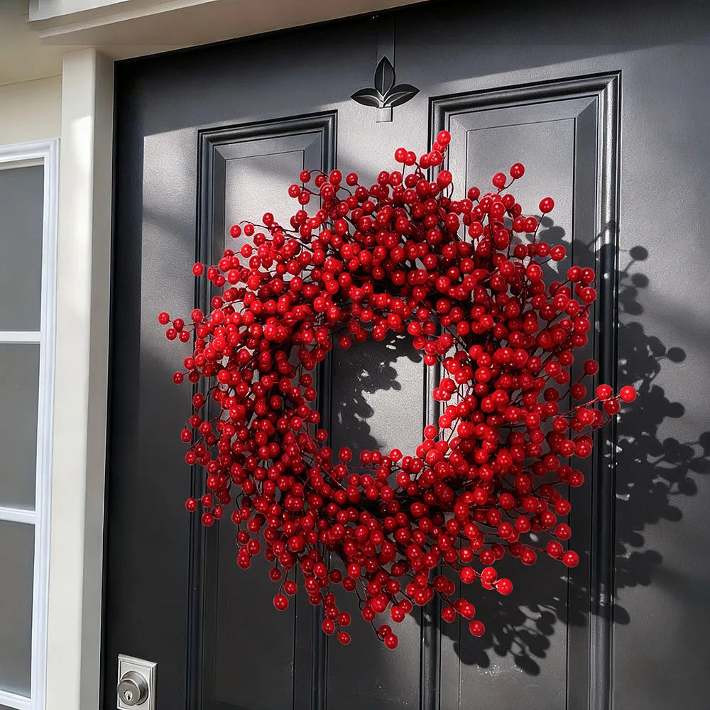 Festival decoration flower wreath simulation vine circle