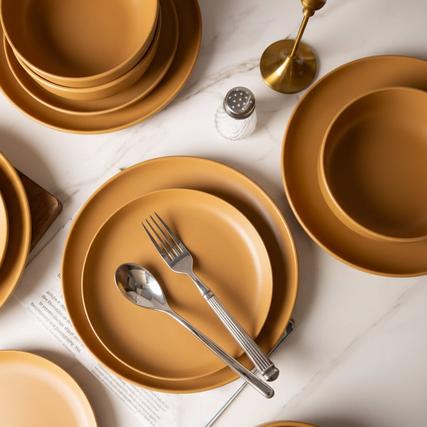 Stoneware Dinnerware Sets 12-Piece