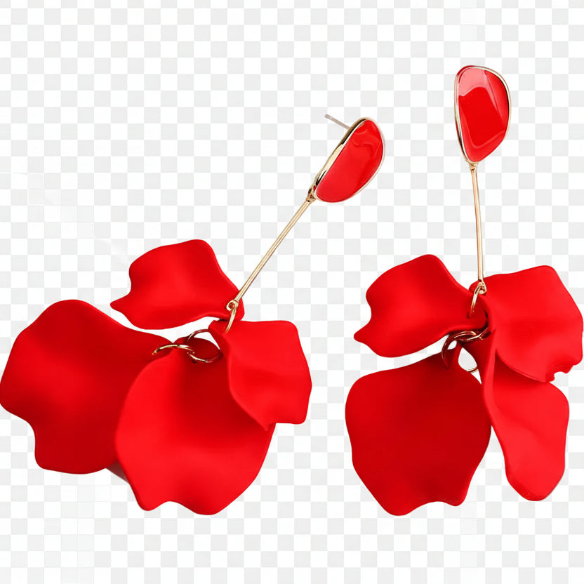 Flower Drop Earring