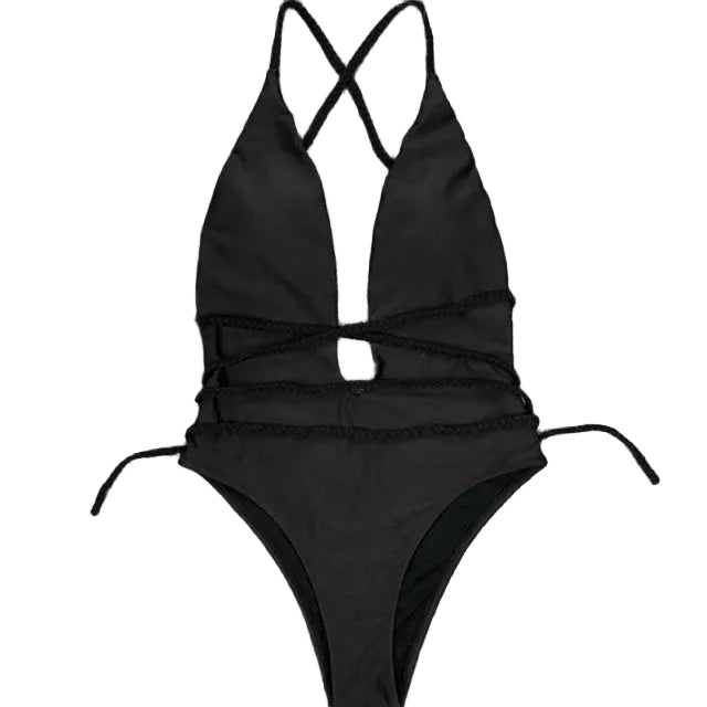 Lowcut Cross Back Swimsuit