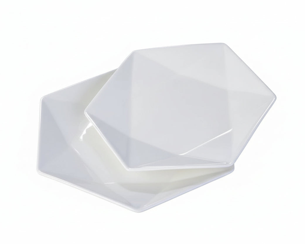 White Plates for Household Dishes