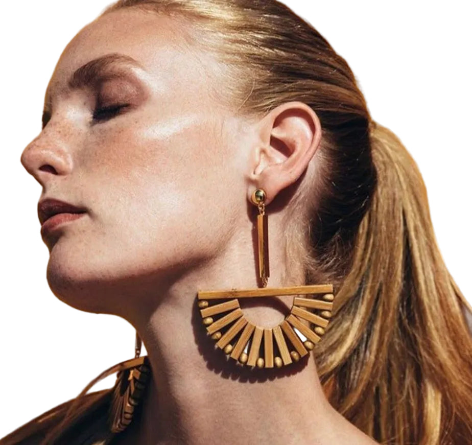 Bamboo Hollow Earrings