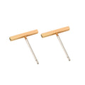Flat Stud Earrings