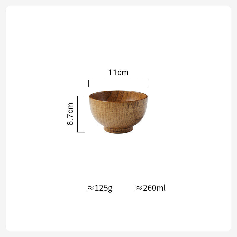 Japanese Style Wooden Bowl