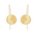 Disc Drop Earrings