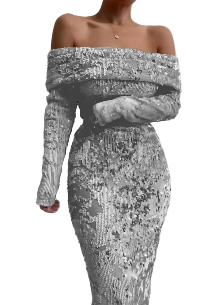 Sequin Midi Dress