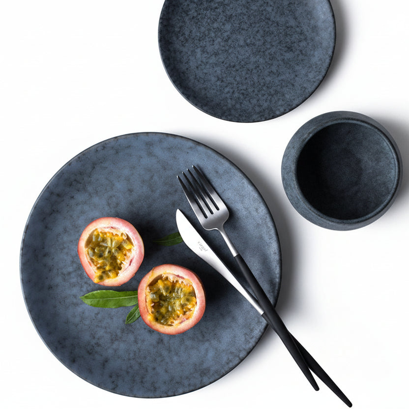 Ceramic round dinner plate