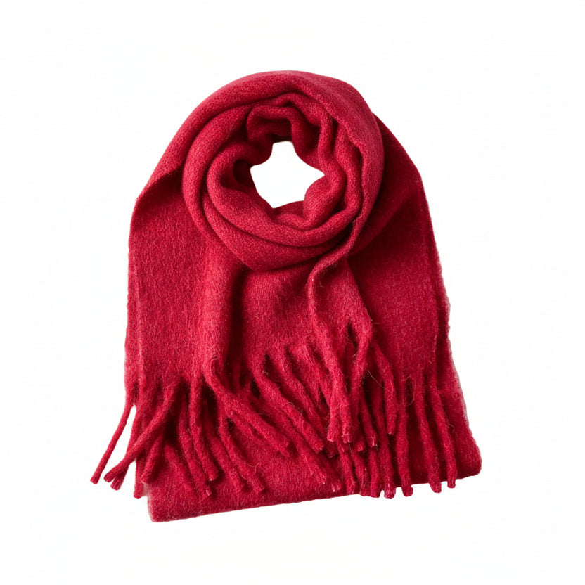 Merino Wool Brushed Warm Scarf