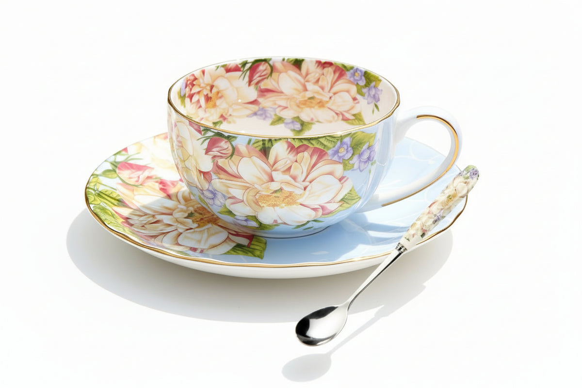 porcelain cup and saucer