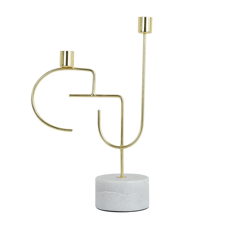 Terrazzo Metal Candle Holder
