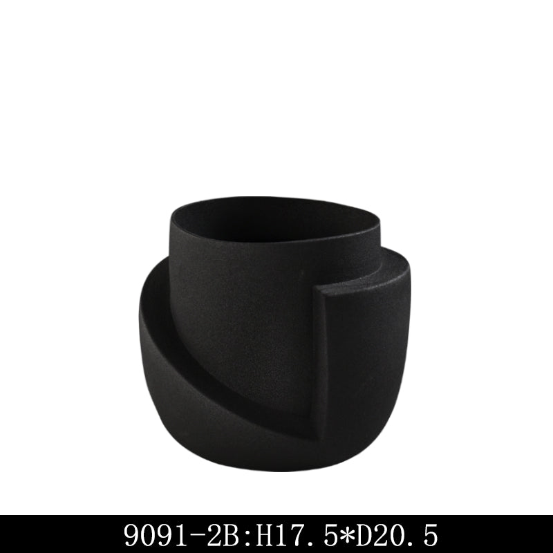 Black Pot Flower