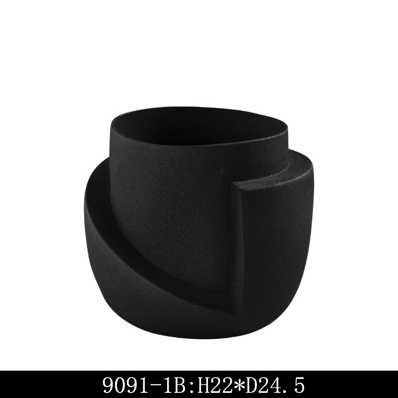 Black Pot Flower