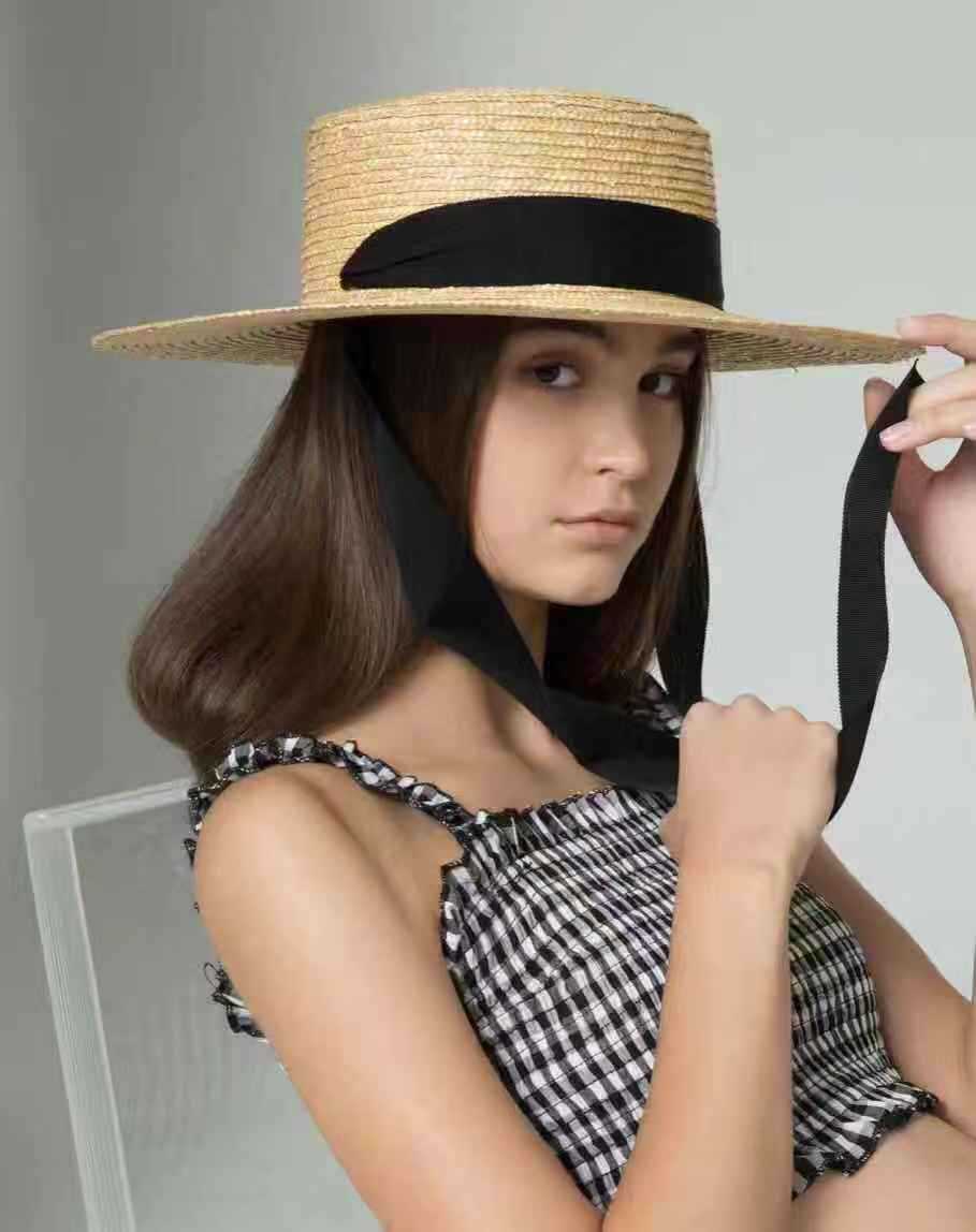 Straw Boater Hat