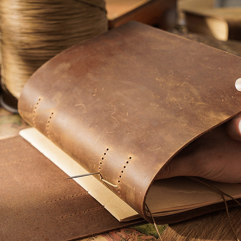 Original Handmade Sketchbook Cowhide