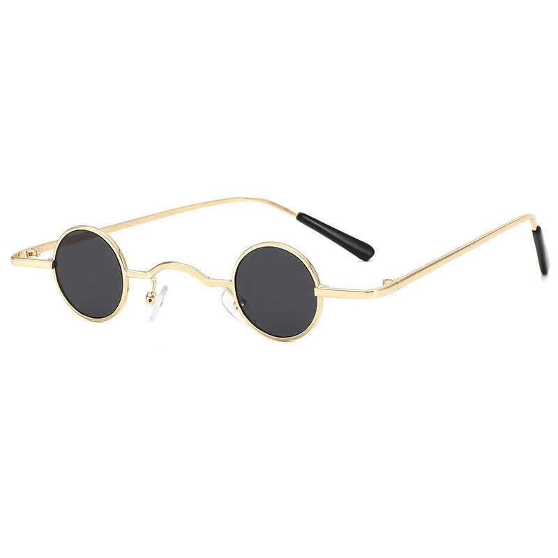 ]Small Round Frame Retro Sunglasses