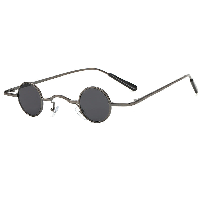 ]Small Round Frame Retro Sunglasses