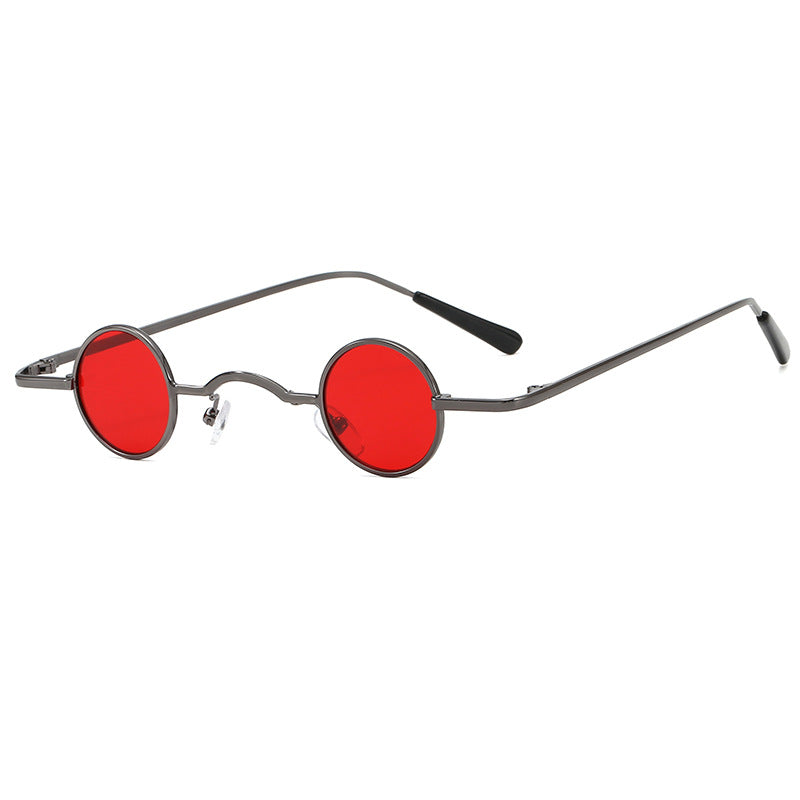 ]Small Round Frame Retro Sunglasses