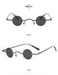 ]Small Round Frame Retro Sunglasses