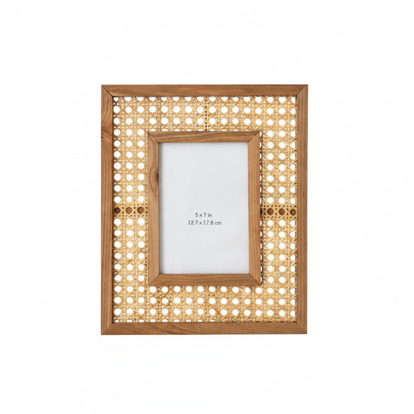 Rattan Photo Frame