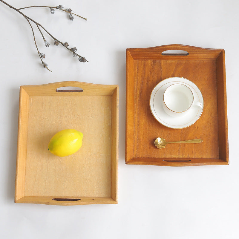 Rectangular Wooden Serving Tray