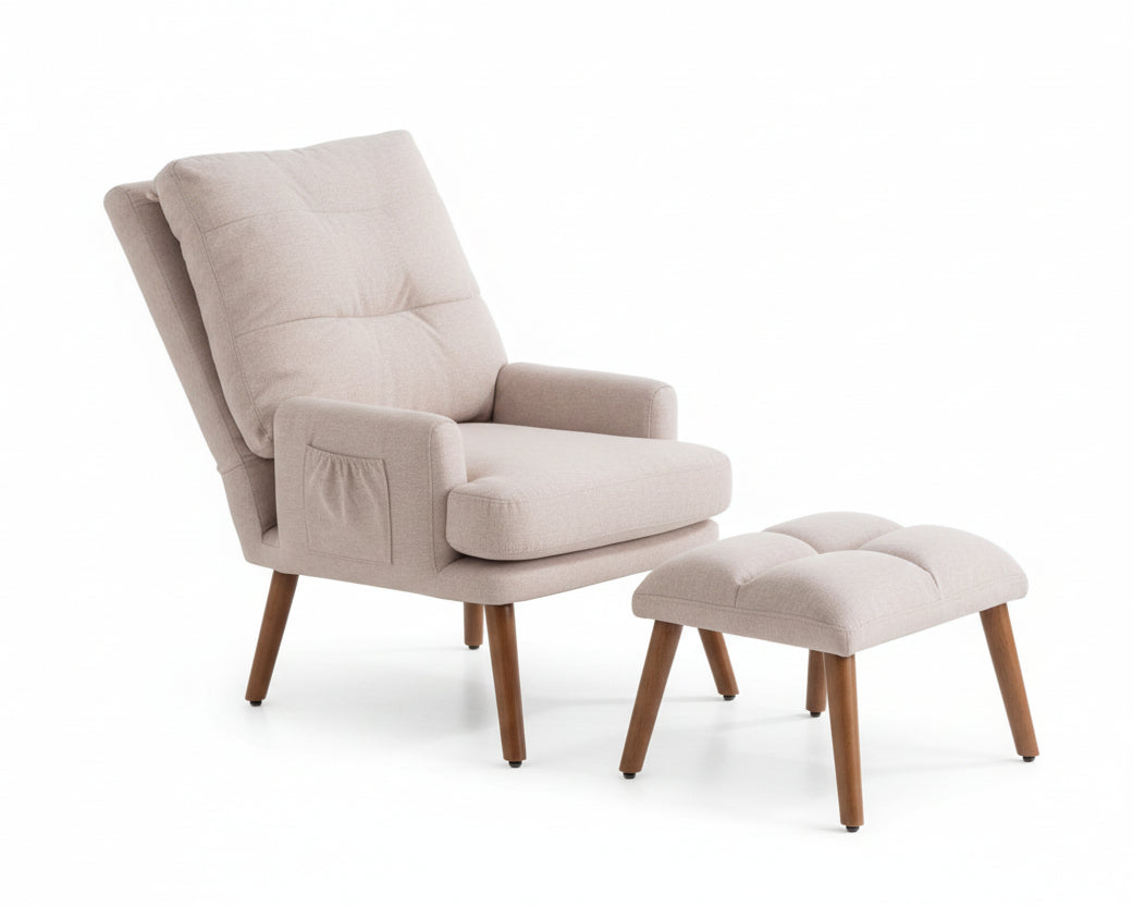 Lounge Chair With Footrest