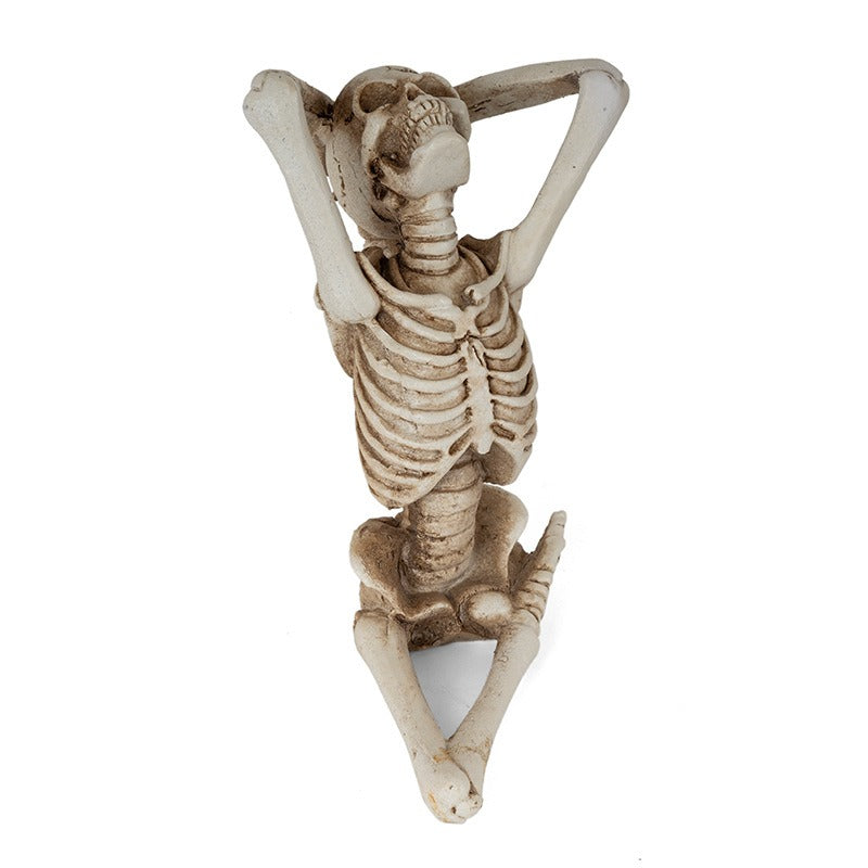 Yoga Skull Figure